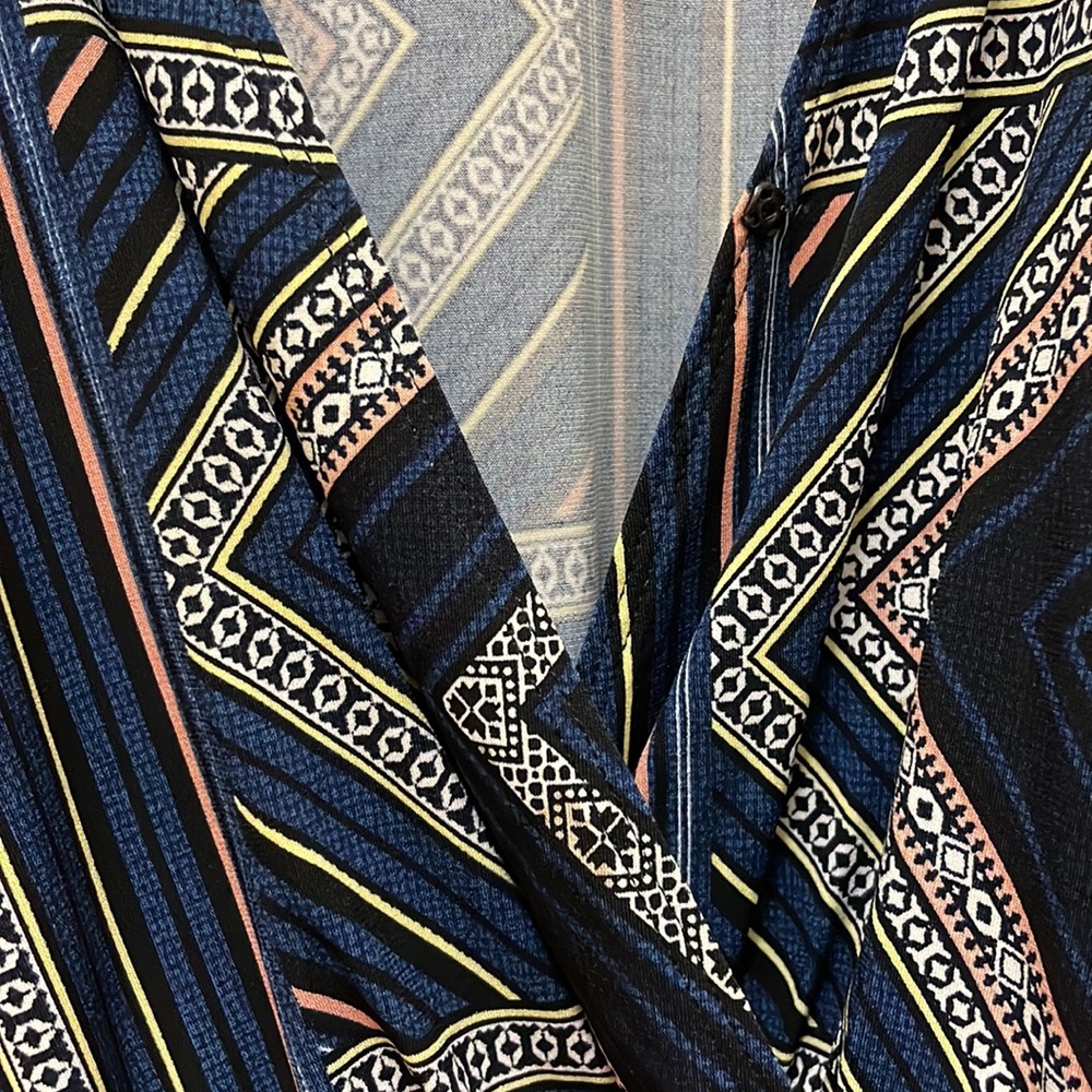 Bcbgeneration Navy Patterned Romper - image 4